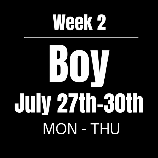 Boy: July 27th-30th