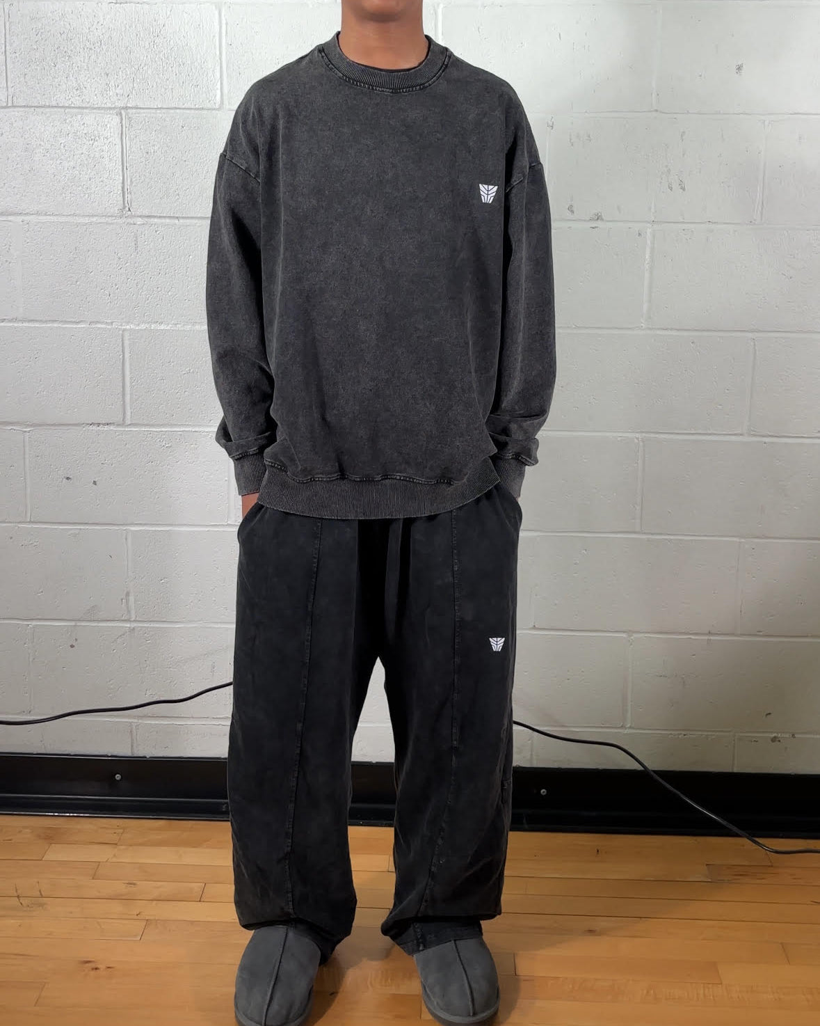 Washed Baggy Set